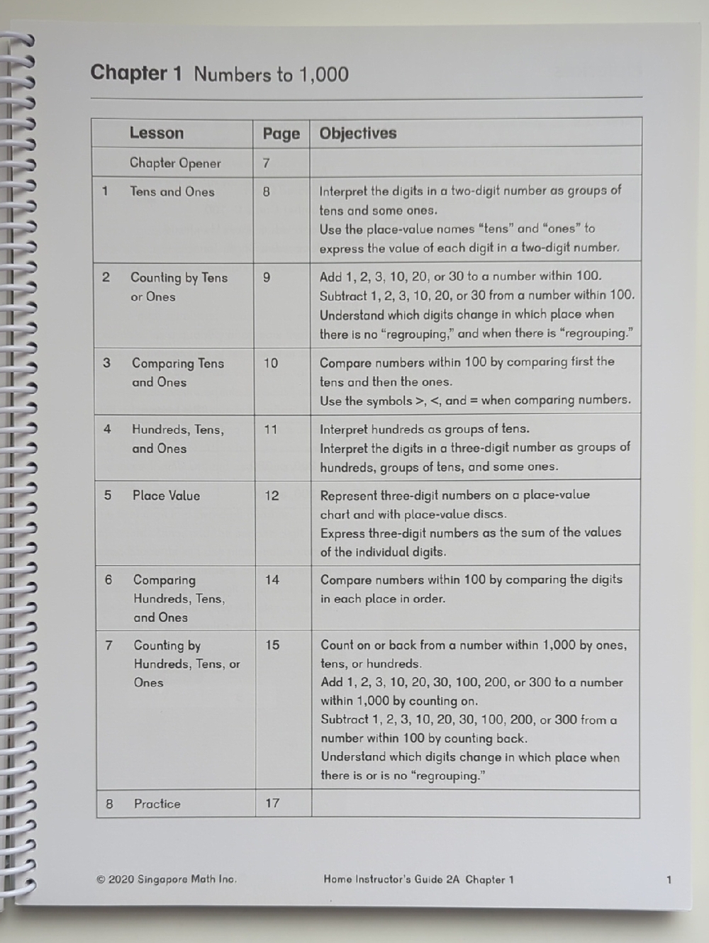 Dimensions Math Home Instructor’s Guide 2A - Picture 5 of 7